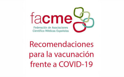 Recomendaciones FACME para la vacunación COVID